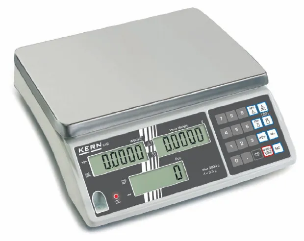 KERN CXB Stückzählwaage 6kg/ 2g für Kleinteile